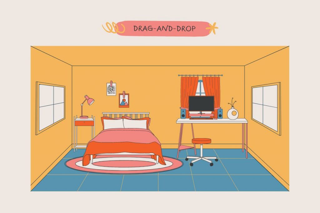 Creating a Drag and Drop Online Furniture Game for ESL Students